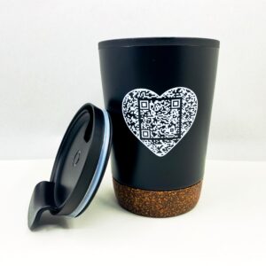 Becher To-Go mit täglicher Affirmation (schwarz)